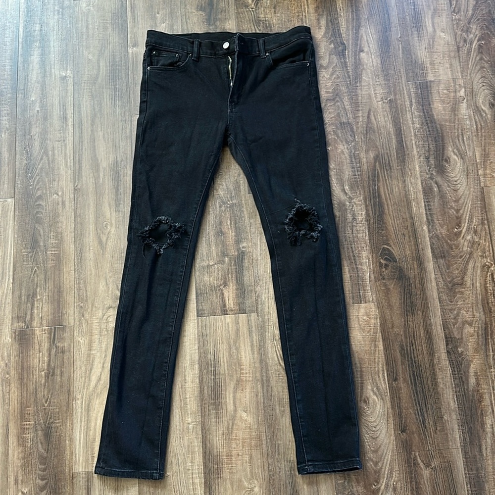 Denim men’s denim jeans, smoke-free, pet free home worn once great condition